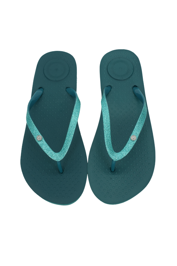 ISOTONER - TONGS "EVERYWEAR" VERTES