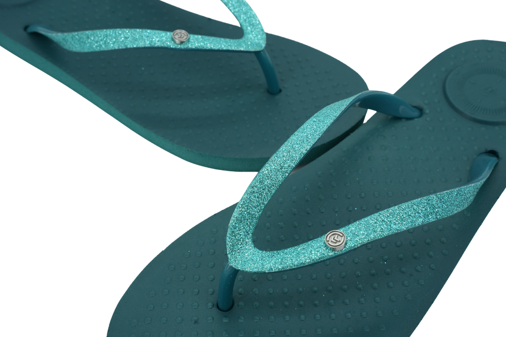 ISOTONER - TONGS "EVERYWEAR" VERTES