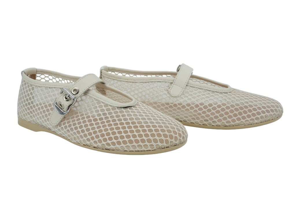 KMB - BALLERINES MESH BEIGES