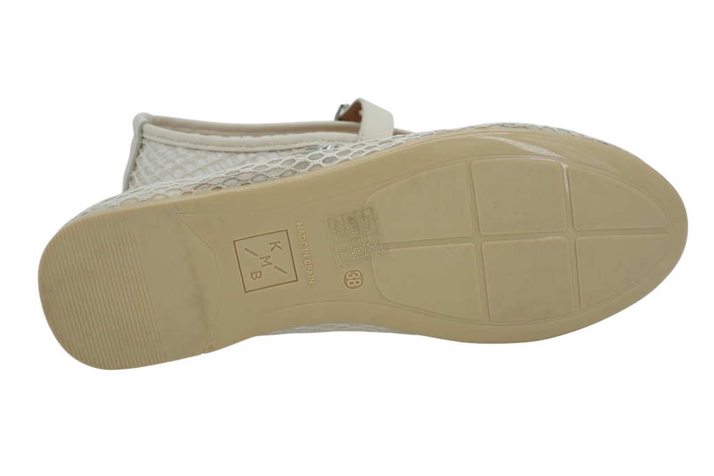 KMB - BALLERINES MESH BEIGES