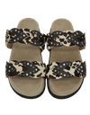 MARUTI - SANDALES MARRONS ET BEIGES DEUX BRIDES