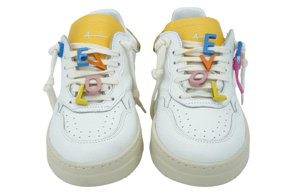 FOURLINE - SNEAKER BASSA BARBY GIALLA