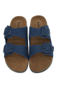 ISOTONER - SANDALES DOUBLES BRIDES BLEUES