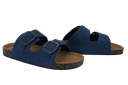 ISOTONER - SANDALES DOUBLES BRIDES BLEUES