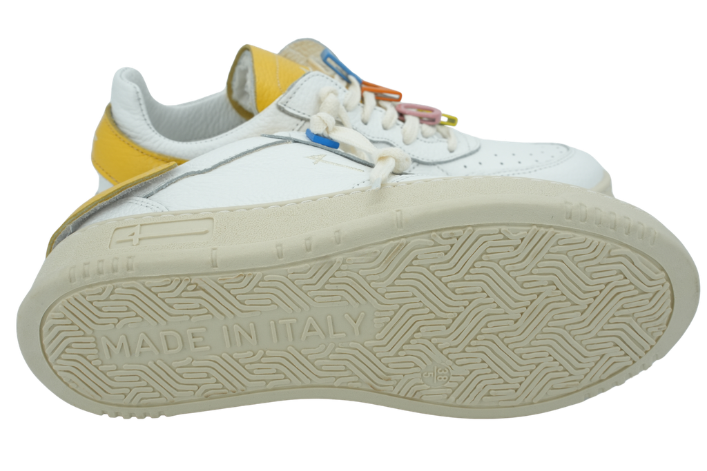FOURLINE - SNEAKER BASSA BARBY GIALLA