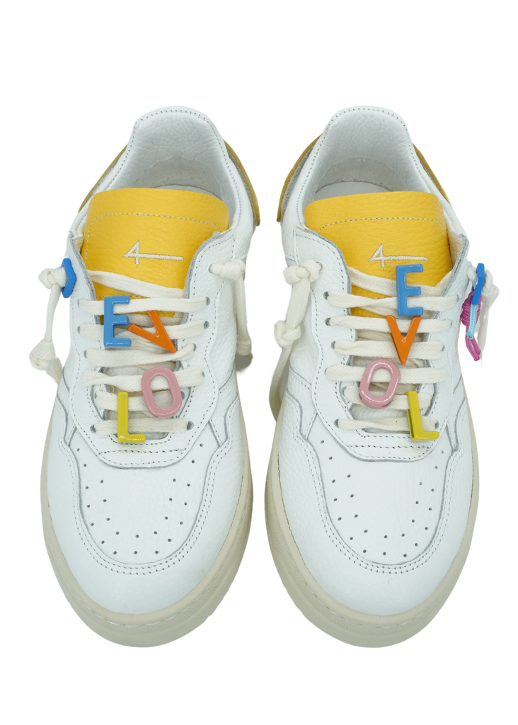 FOURLINE - SNEAKER BASSA BARBY GIALLA