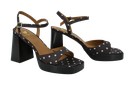 BOBBIES - SANDALES À TALONS "LENKA" POIS MARRONS