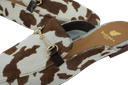 BOBBIES - MULES "EMY" BLANCS ET BRUNS