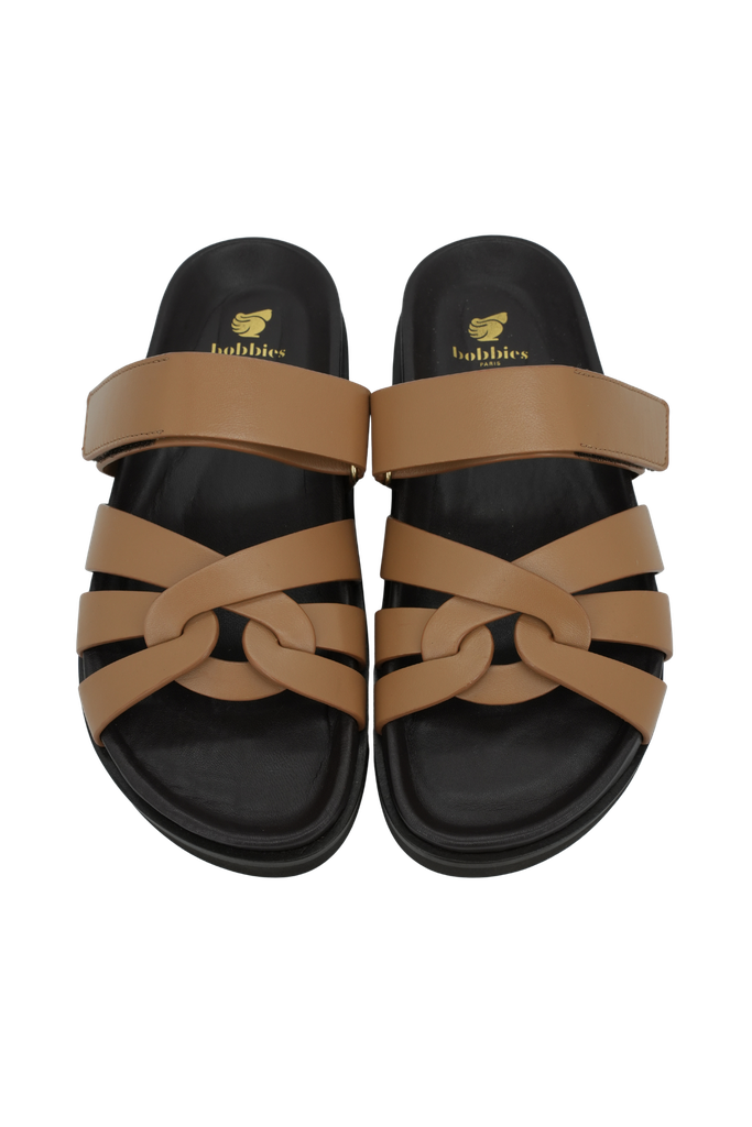 BOBBIES - SANDALES "ATLAS" BEIGES