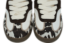 NUBIKK - BASKETS "RAY OWEN STUDS" BLANCHES ET MARRONS