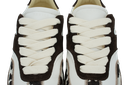 NUBIKK - BASKETS "RAY OWEN STUDS" BLANCHES ET MARRONS