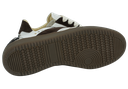 NUBIKK - BASKETS "RAY OWEN STUDS" BLANCHES ET MARRONS