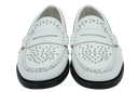 SEBAGO - MOCASSINS "DAN STUDS" BLANCS