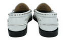 SEBAGO - MOCASSINS "DAN STUDS" BLANCS
