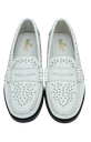 SEBAGO - MOCASSINS "DAN STUDS" BLANCS