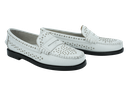 SEBAGO - MOCASSINS "DAN STUDS" BLANCS