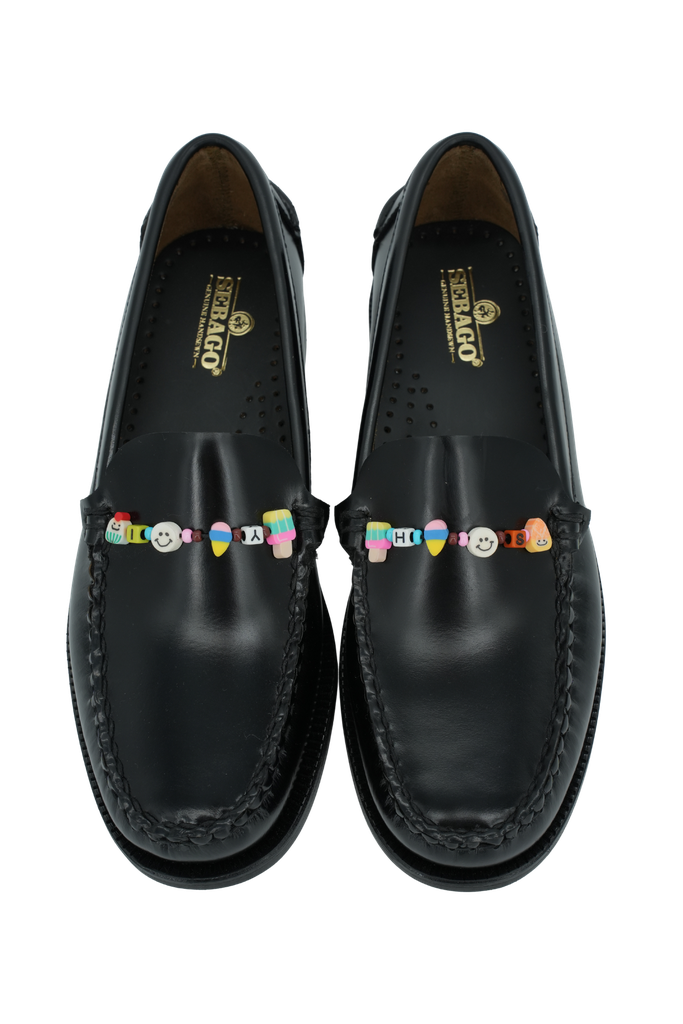 SEBAGO - MOCASSINS "FRANK BEADS" NOIRS