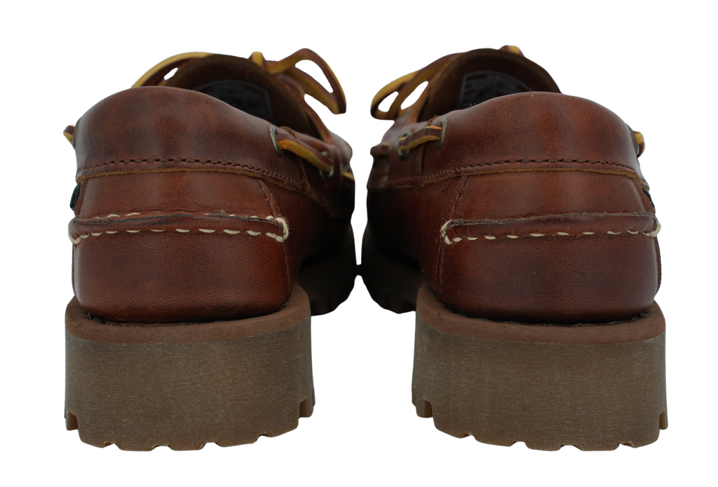 SEBAGO - MOCASSINS "RANGER WAXY" COGNACS
