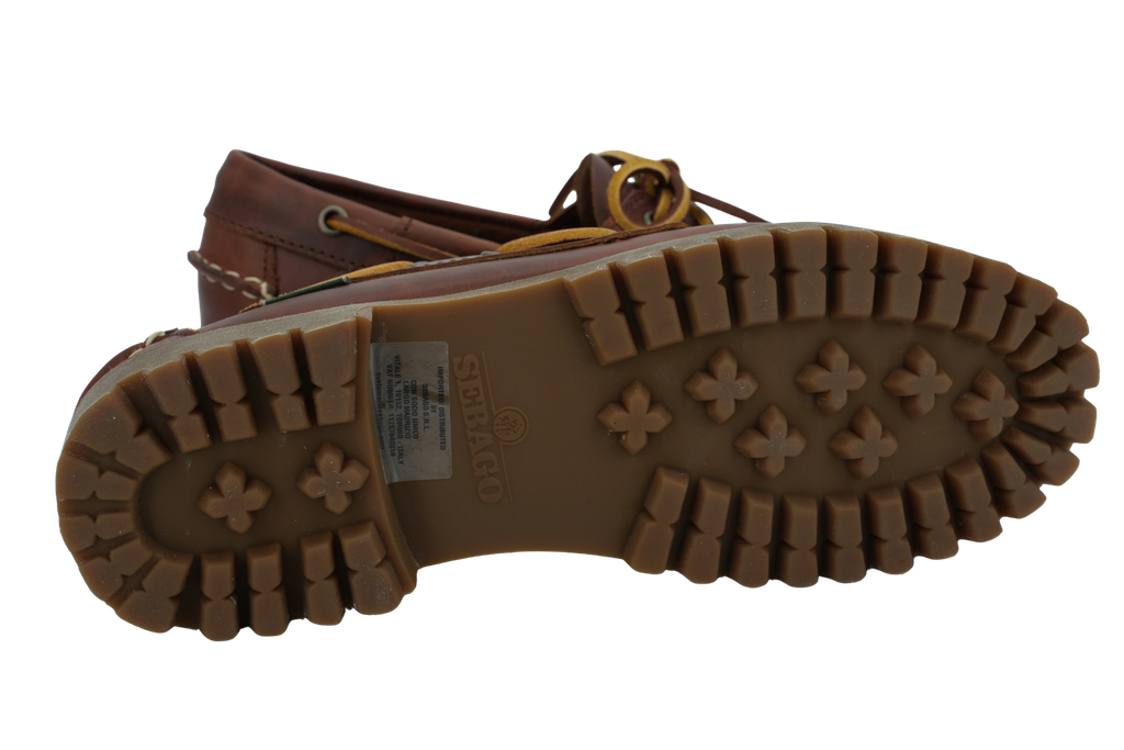 SEBAGO - MOCASSINS "RANGER WAXY" COGNACS