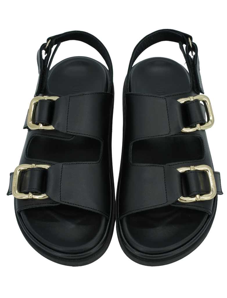 ALOHAS - SANDALES "HARPER" NOIRES