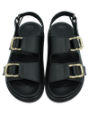 ALOHAS - SANDALES "HARPER" NOIRES
