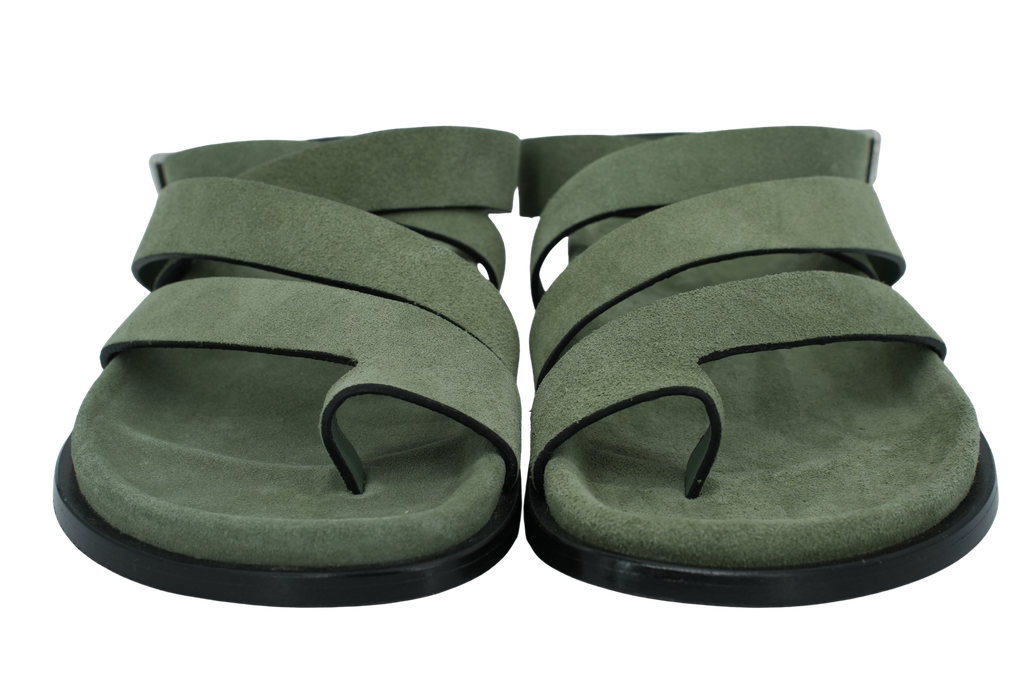 ALOHAS - SANDALES "TIDE" VERTES MENTHES