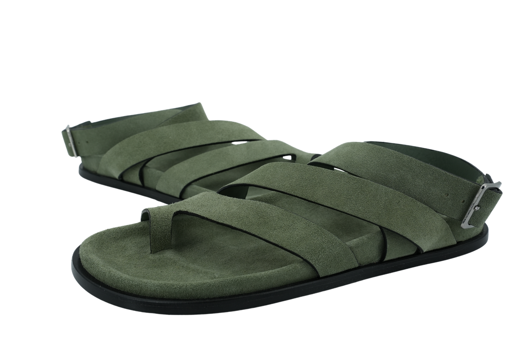ALOHAS - SANDALES "TIDE" VERTES MENTHES