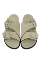 ALOHAS - SANDALES EN SUÈDE "ALBA" BEIGES