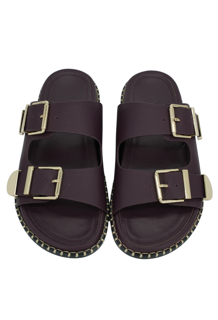 TORAL - SANDALES "HIDRA" BORDEAUX