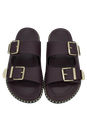 TORAL - SANDALES "HIDRA" BORDEAUX