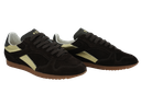 BOAX - BASKETS "TRACK" MARRONS ET DORÉES