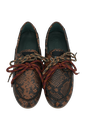 KIRRUNA - MOCASSINS "MOC 12" PYTHONS MARRONS