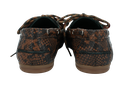 KIRRUNA - MOCASSINS "MOC 12" PYTHONS MARRONS