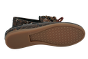 KIRRUNA - MOCASSINS "MOC 12" PYTHONS MARRONS