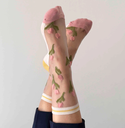 SOCKETTE - CHAUSSETTES "CAMELIA" PETITES TULIPES