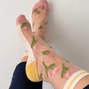 SOCKETTE - CHAUSSETTES "CAMELIA" PETITES TULIPES