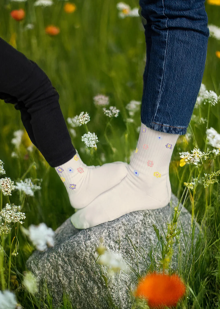 JCLAY - CHAUSSETTES ENFANTS "FLEURS"