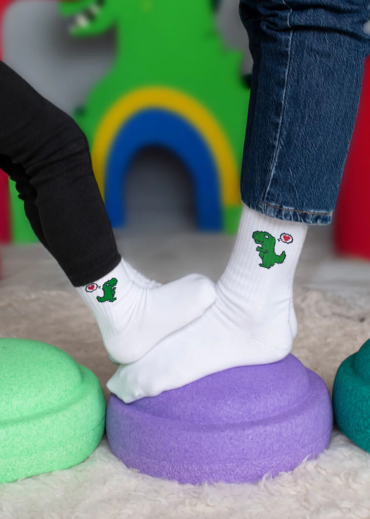 JCLAY - CHAUSSETTES ENFANTS "DINO LOVE"