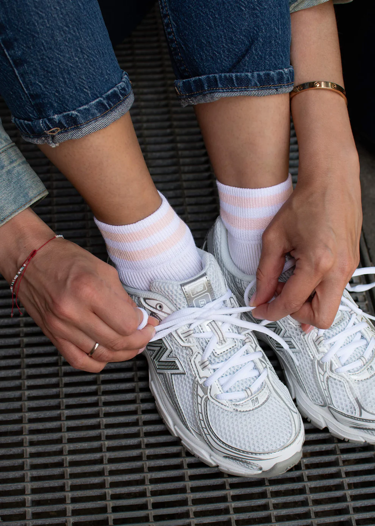 JCLAY - CHAUSSETTES COURTES "BLOSSOM STRIPES"