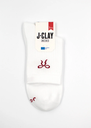JCLAY - CHAUSSETTES MI-HAUTE "CHERRY BOW"