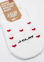 JCLAY - SOCQUETTES "RED HEARTS"