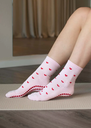 JCLAY - CHAUSSETTES GRIP "RED HEARTS"