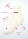 JCLAY - CHAUSSETTES GRIP "LOVE"