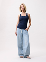 CATWALK JUNKIE - TOP BLEU MARINE COL ROND