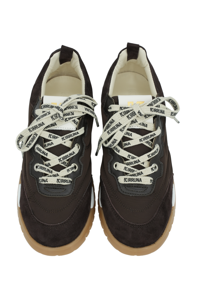 KIRRUNA - BASKETS "MOUNTAIN 02" MARRONS