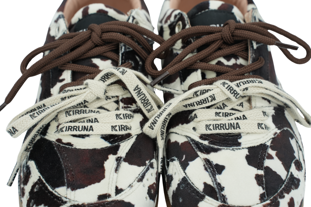 KIRRUNA - BASKETS "HORIZON 06" MARRONS ET BLANCHES