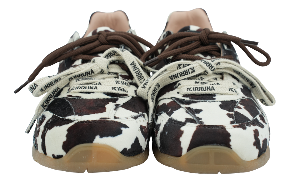 KIRRUNA - BASKETS "HORIZON 06" MARRONS ET BLANCHES