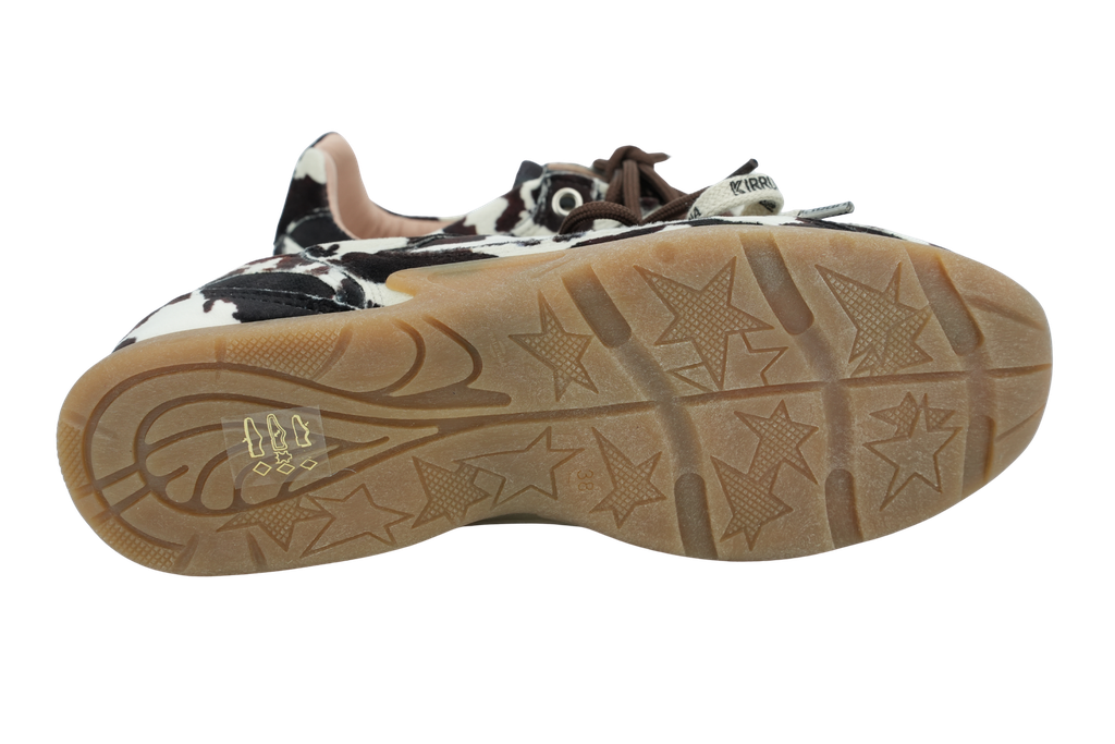 KIRRUNA - BASKETS "HORIZON 06" MARRONS ET BLANCHES