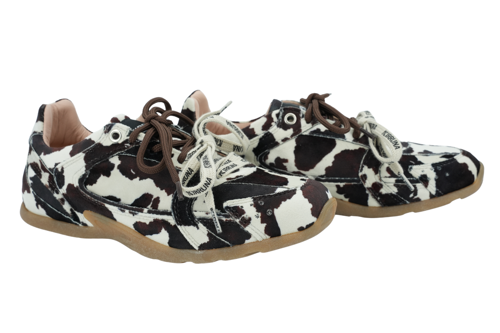 KIRRUNA - BASKETS "HORIZON 06" MARRONS ET BLANCHES