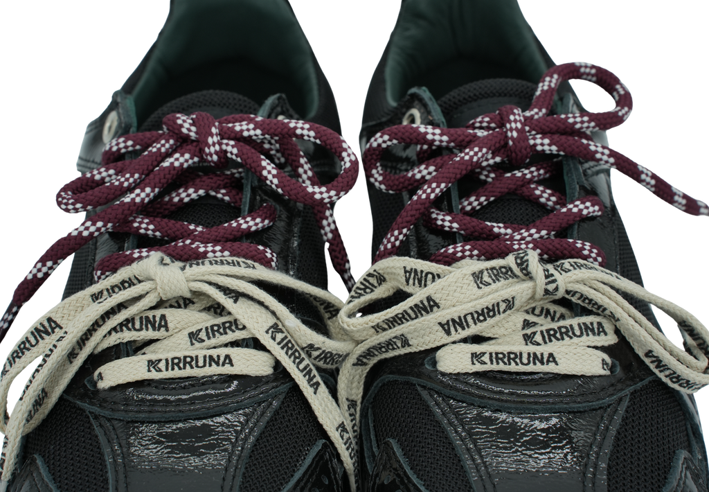 KIRRUNA - BASKETS "HORIZON 19" NOIRES VERNIES
